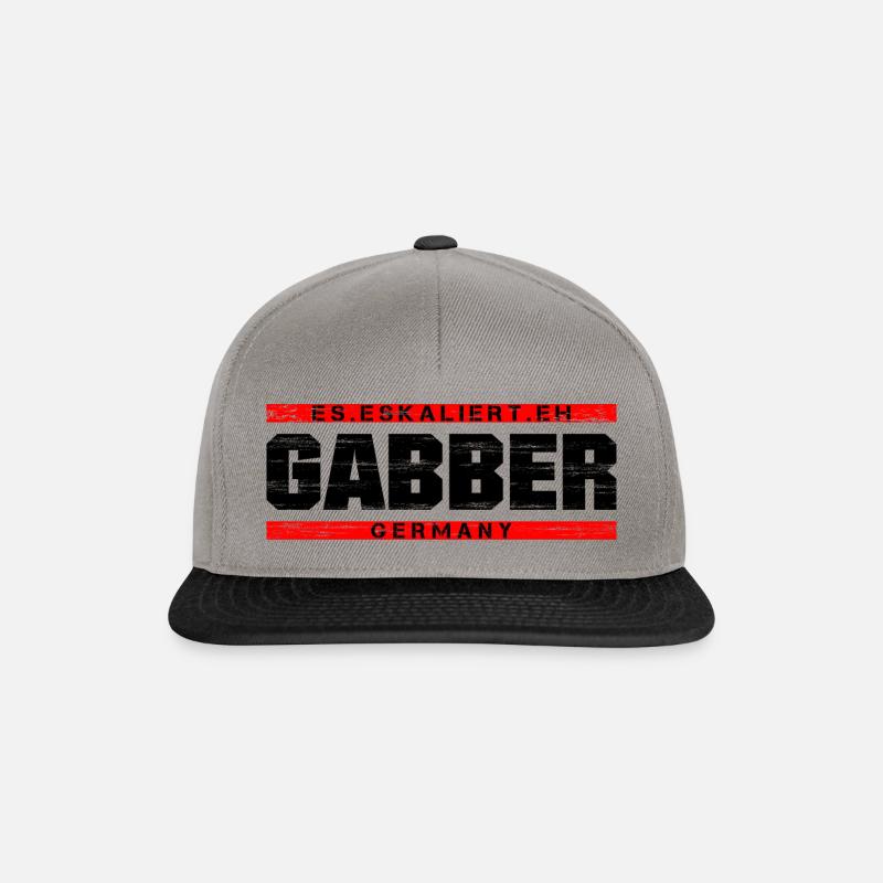 Gabber - Snapback Cap - Graphit/Schwarz
