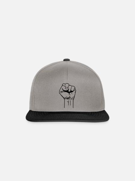 faust - Snapback Cap - Graphit/Schwarz