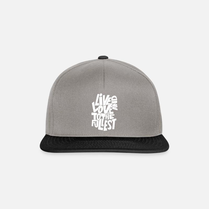 Lustig - Snapback Cap - Graphit/Schwarz