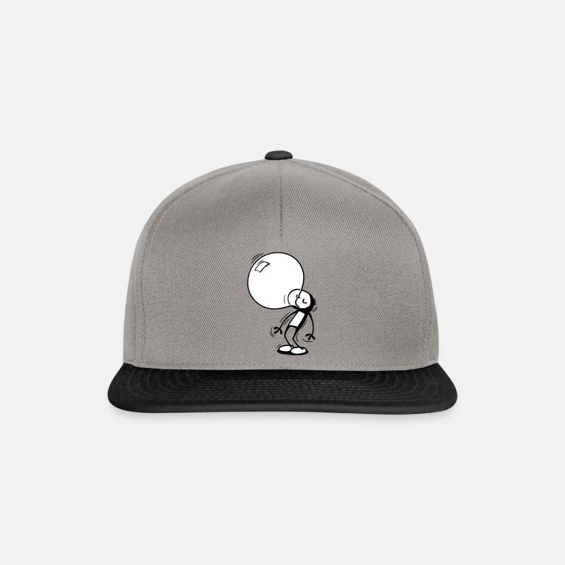 Bubble Willy - Snapback Cap - graphite/black
