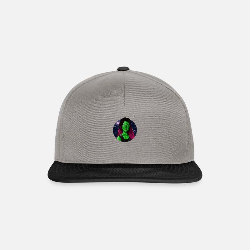 Gamora - Casquette snapback - gris graphite/noir