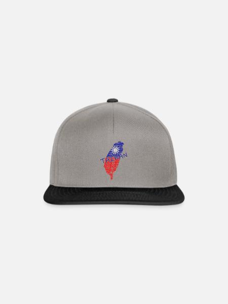 Taiwan taipeh - Snapback Cap - Graphit/Schwarz