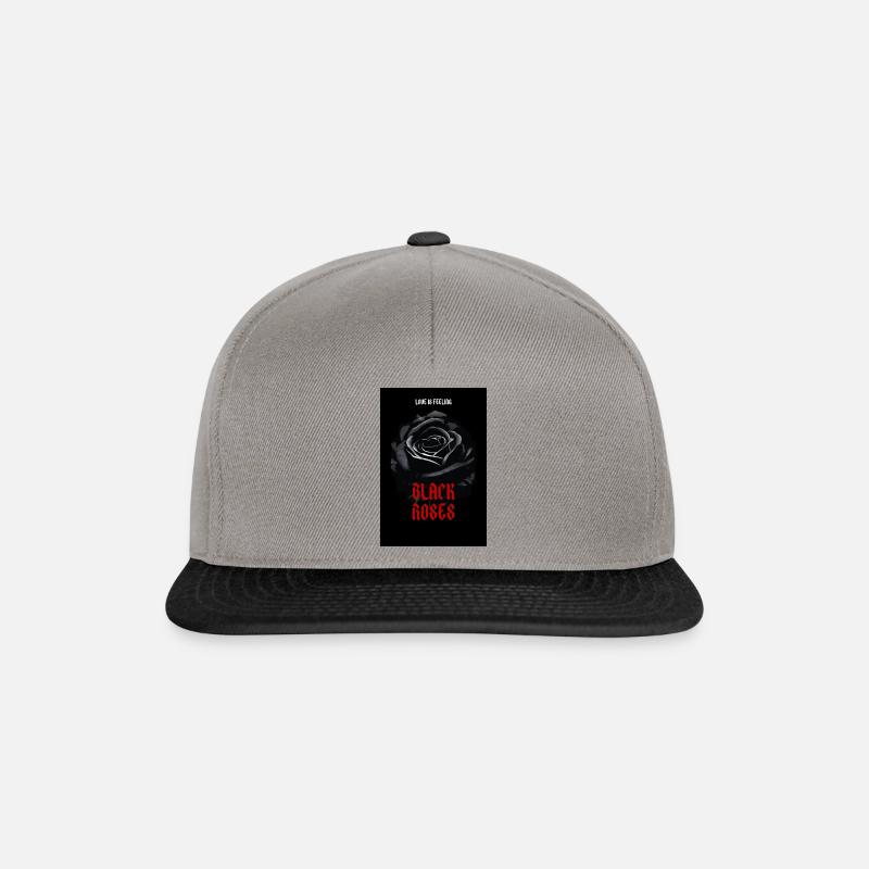 love is feeling - Snapback Cap - Graphit/Schwarz