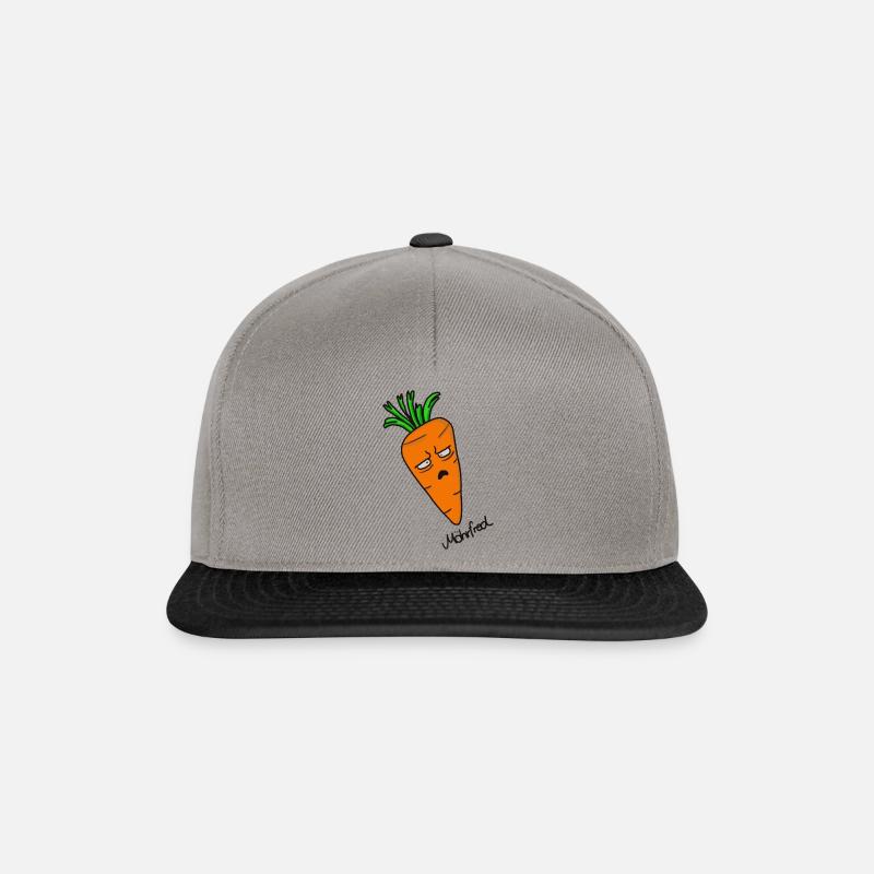 Möhrfred - Snapback Cap - Graphit/Schwarz