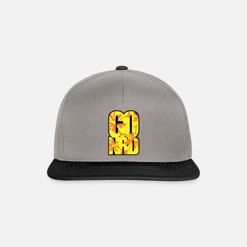 GO NRD (Jaune) - Casquette snapback - gris graphite/noir