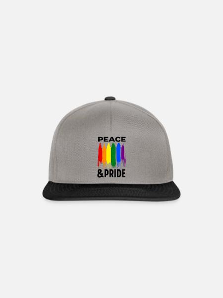 Peace Pride - Snapback Cap - Graphit/Schwarz