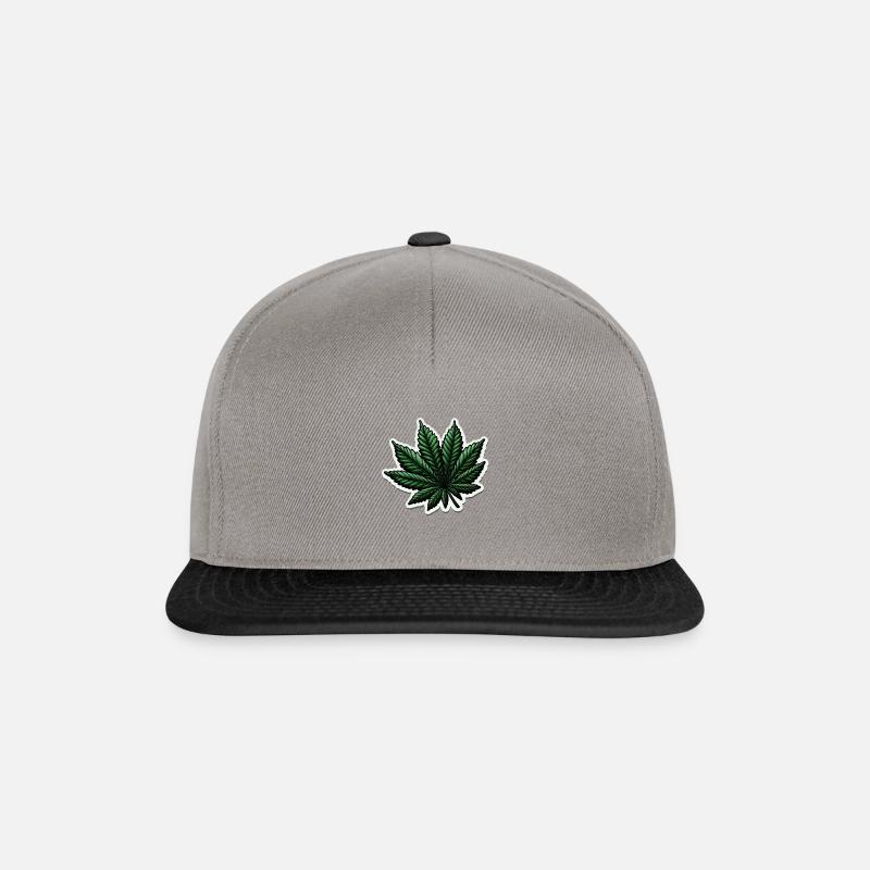 Maple Leaf - Snapback Cap - graphite/black