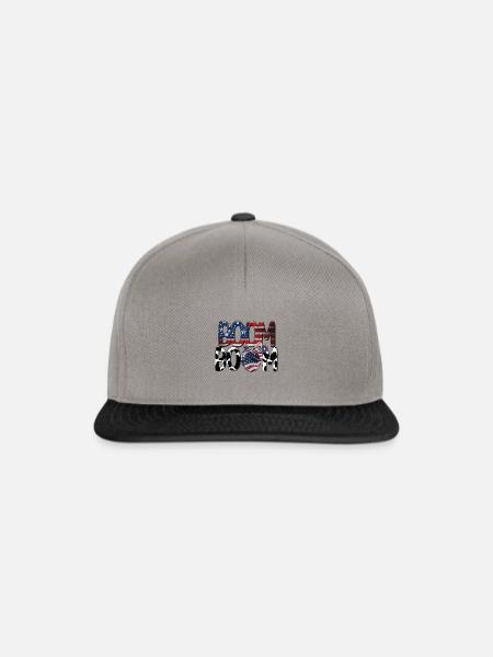 Boom-Boom 4. Juli - Snapback Cap - Graphit/Schwarz