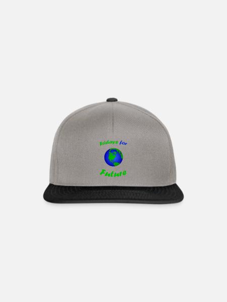 Fridays for Future - Snapback Cap - Graphit/Schwarz