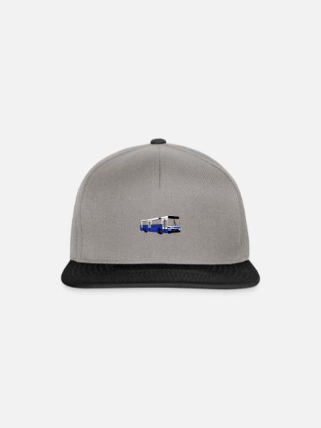 Helsinki Stadtbus - Snapback Cap - Graphit/Schwarz