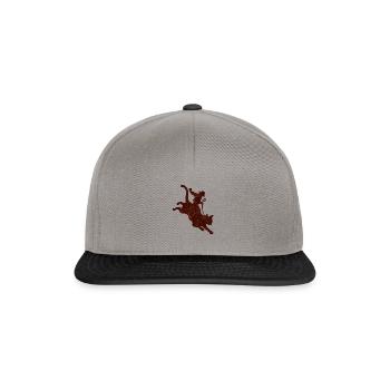 RODEO CAT - Snapback Cap - graphite/black - Front