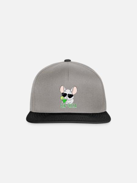 Gin- Chinchilla Gin - Snapback Cap - Graphit/Schwarz