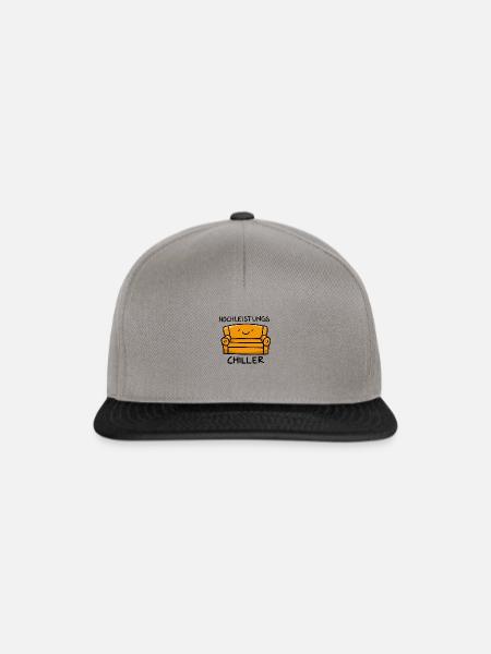 Chiller - Snapback Cap - Graphit/Schwarz
