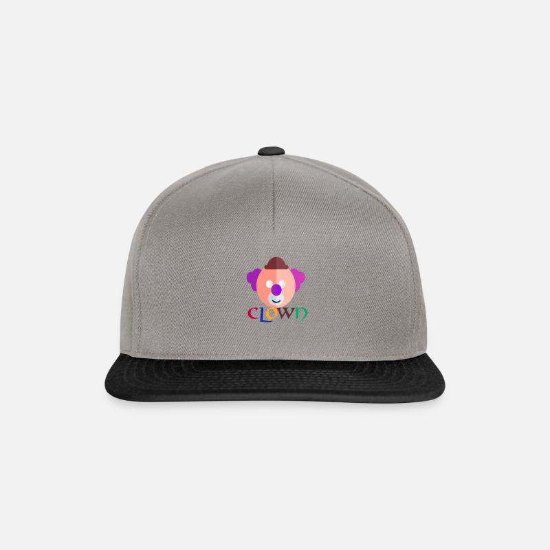 Clown - Snapback Cap - Graphit/Schwarz