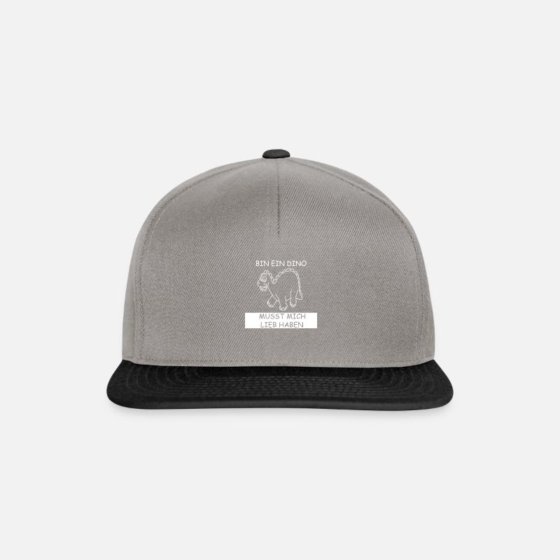 DinoS - Snapback Cap - Graphit/Schwarz