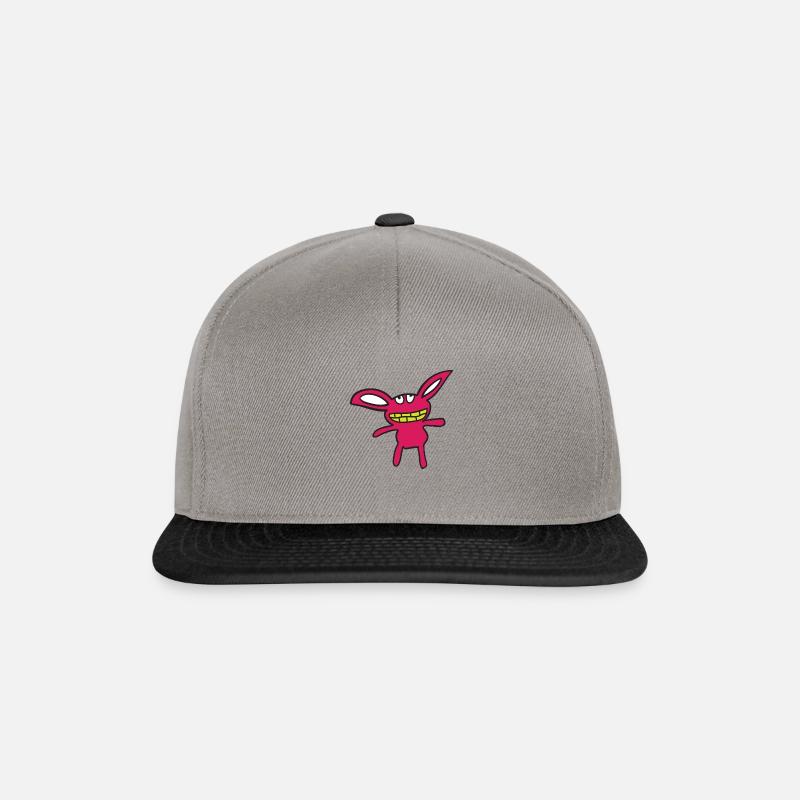 Cartoon Monster - Snapback Cap - graphite/black