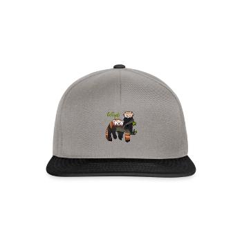 Les amis - Casquette snapback - gris graphite/noir - Devant