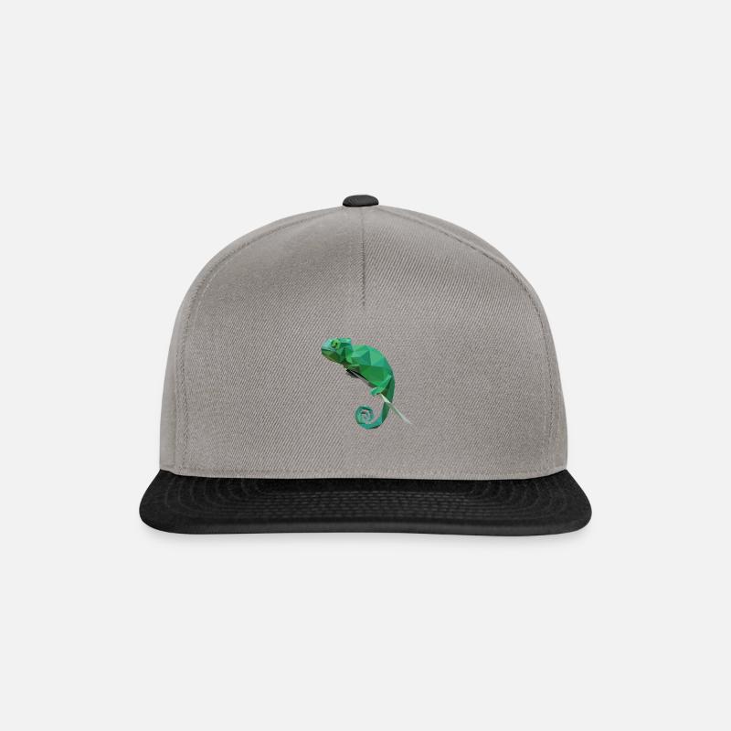 Chamäleon Chamaeleon Chameleon - Snapback Cap - Graphit/Schwarz