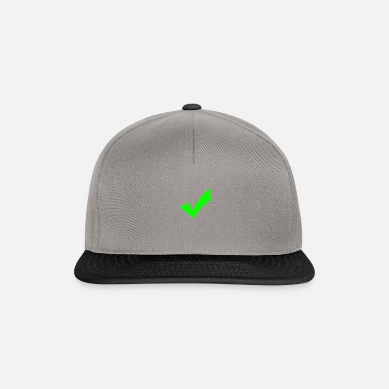 OK - Snapback Cap - graphite/black