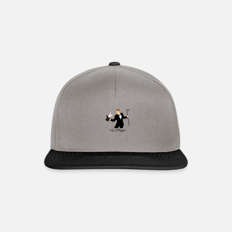 Zauberei Magic Zauberer - Snapback Cap - Graphit/Schwarz