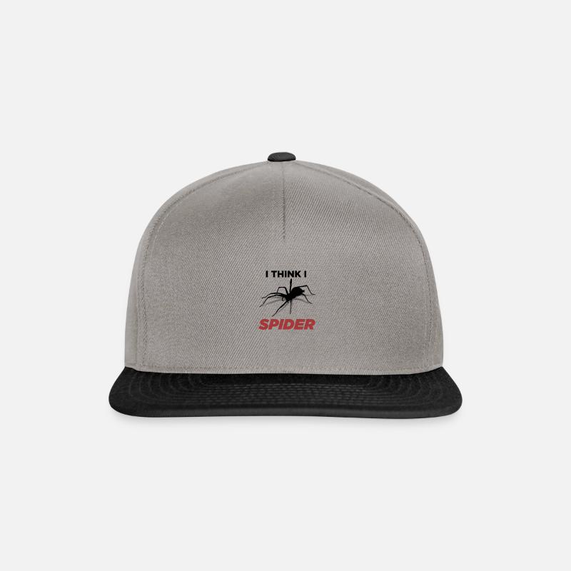 Shirt mit lustigen Sprüchen - Englisch direkt über - Snapback Cap - Graphit/Schwarz