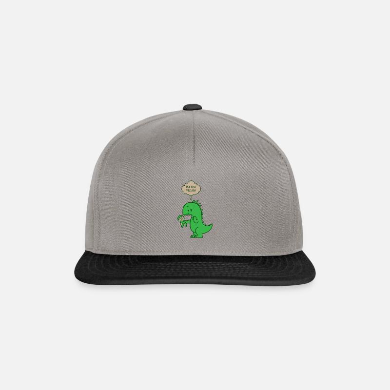 Ist das Vegan - Snapback Cap - Graphit/Schwarz
