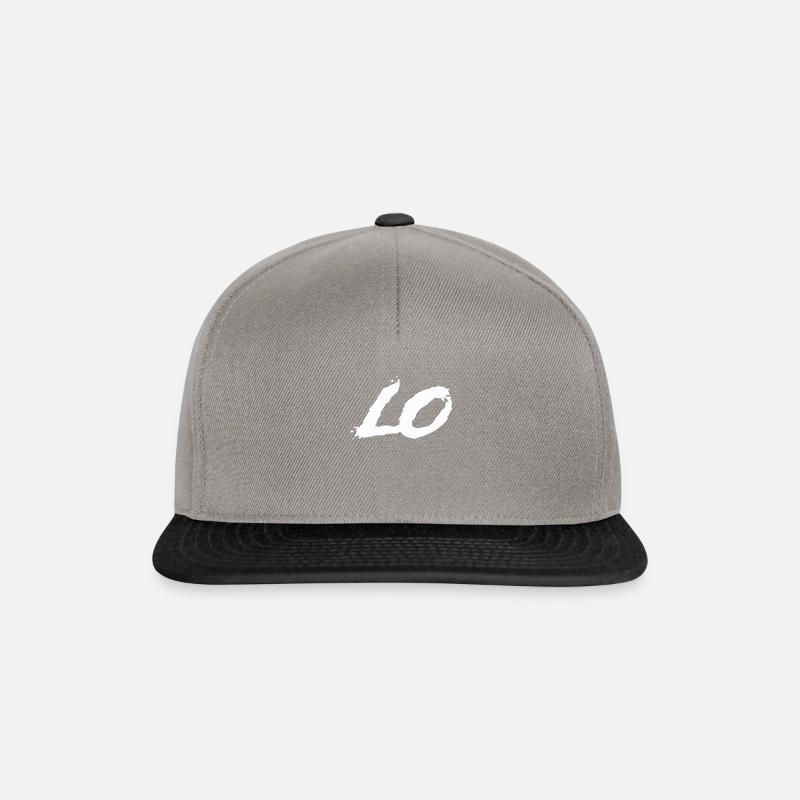partner shirt lo - Snapback Cap - Graphit/Schwarz