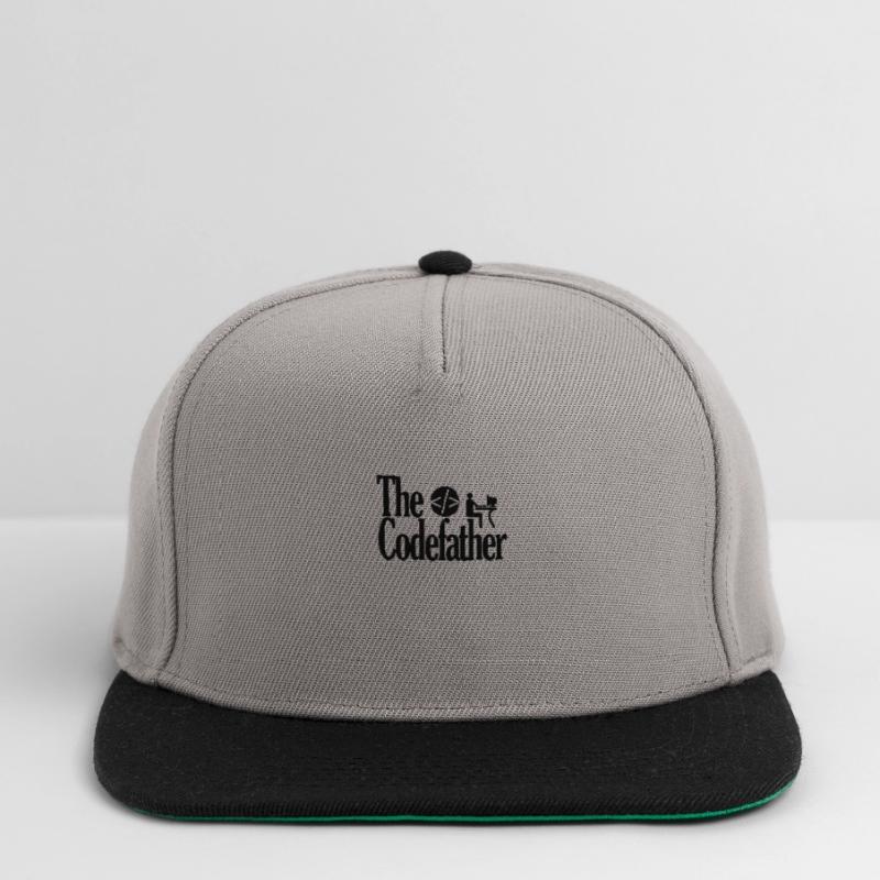 The Codefather Coding Programming Godfather Pate Snapback Cap