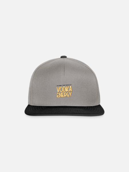 Sommer Sonne Alkohol - Snapback Cap - Graphit/Schwarz