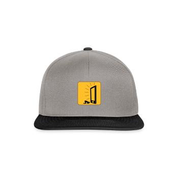 Smartphone worship - Snapback Cap - graphite/black - Front