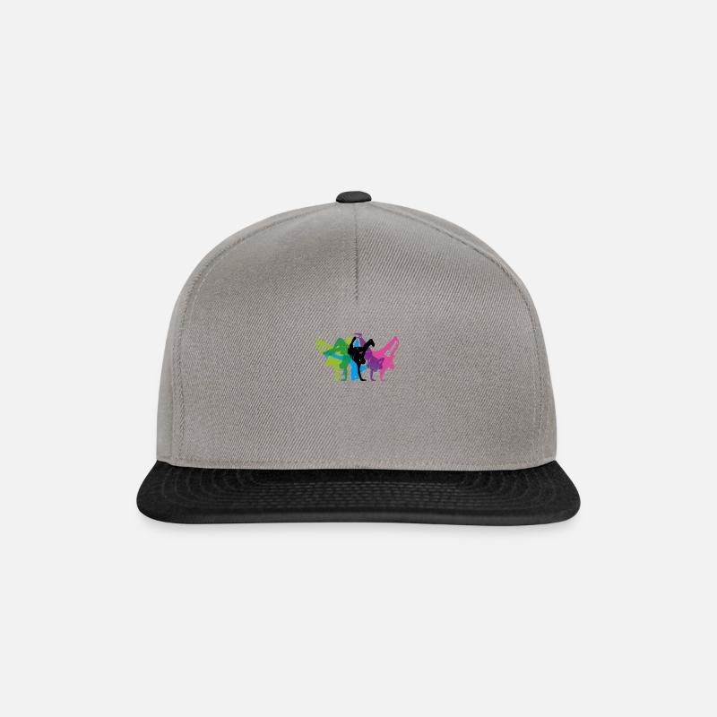 BREAKDANCE - Snapback Cap - Graphit/Schwarz