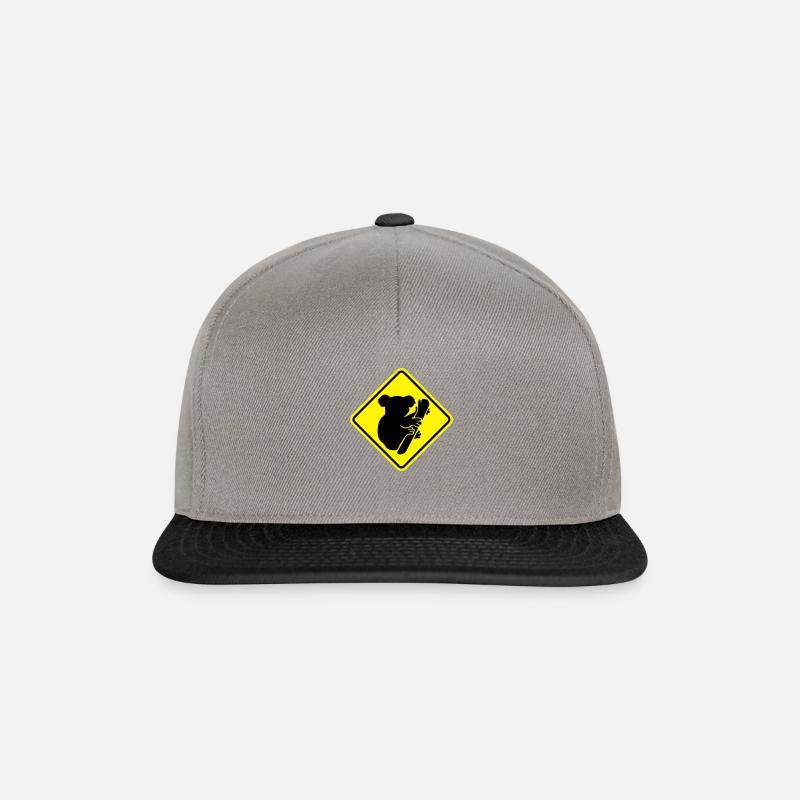 koala - Casquette snapback - gris graphite/noir