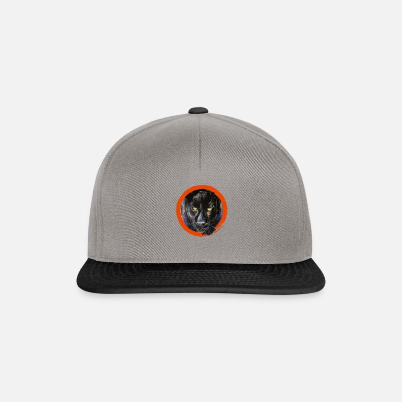 panthere imp - Snapback Cap - Graphit/Schwarz