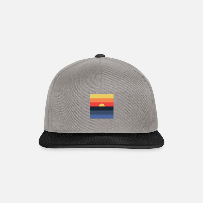 Sunset / sunset - Snapback Cap - graphite/black