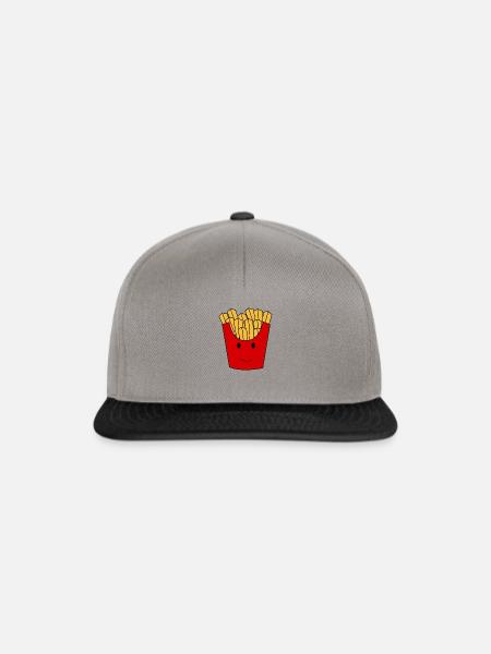 Pommes - Snapback Cap - Graphit/Schwarz