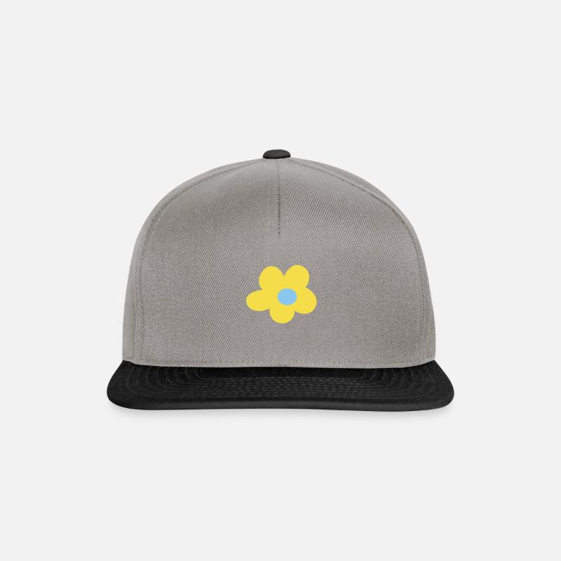 Children's Comic - Flower - Snapback Cap - graphite/black