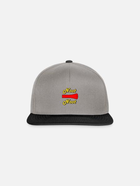 Noot noot Pinguin - Snapback Cap - Graphit/Schwarz