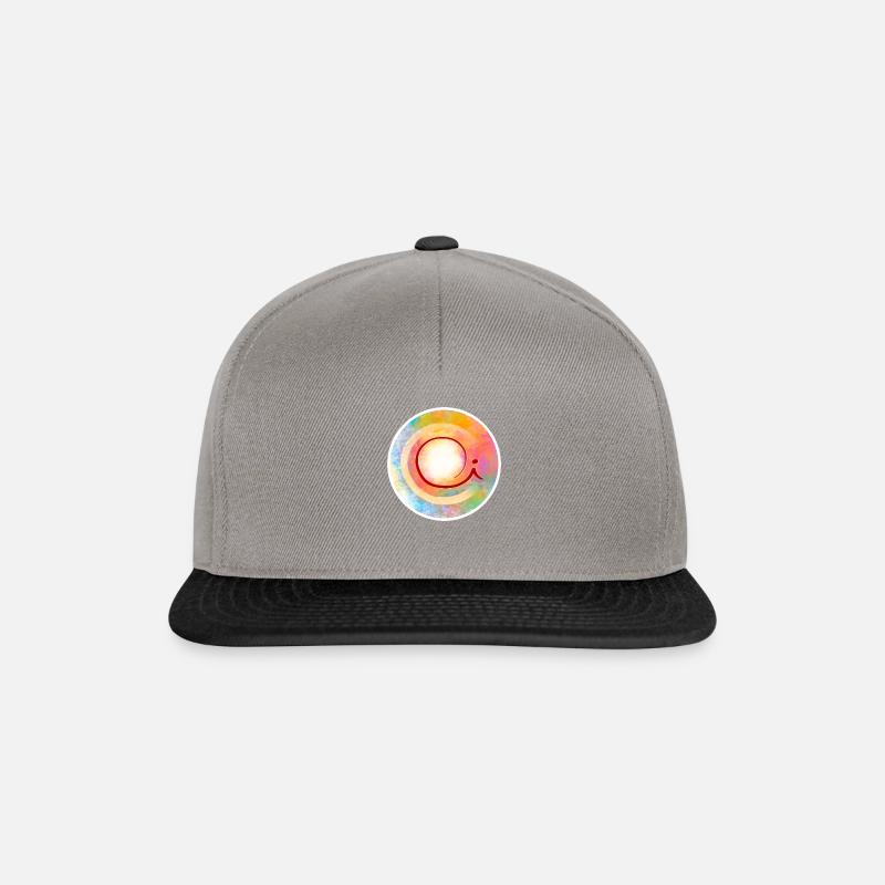 Qi Gong, trage Chi-Kraft - Snapback Cap - Graphit/Schwarz
