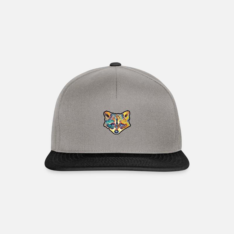 Racoon - Snapback Cap - graphite/black