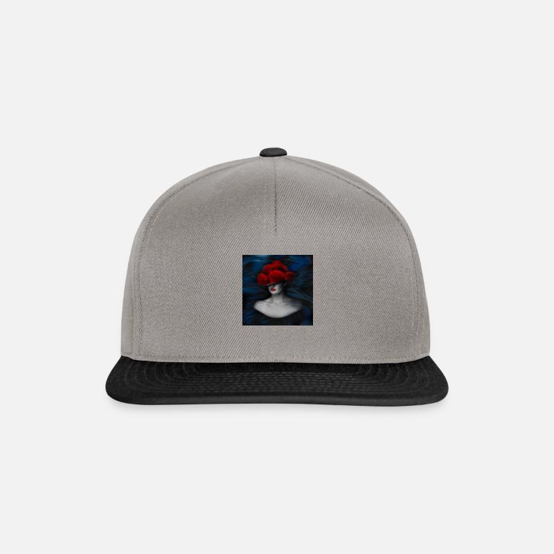 Forêt Noire Lady ART 3.0 - Casquette snapback - gris graphite/noir