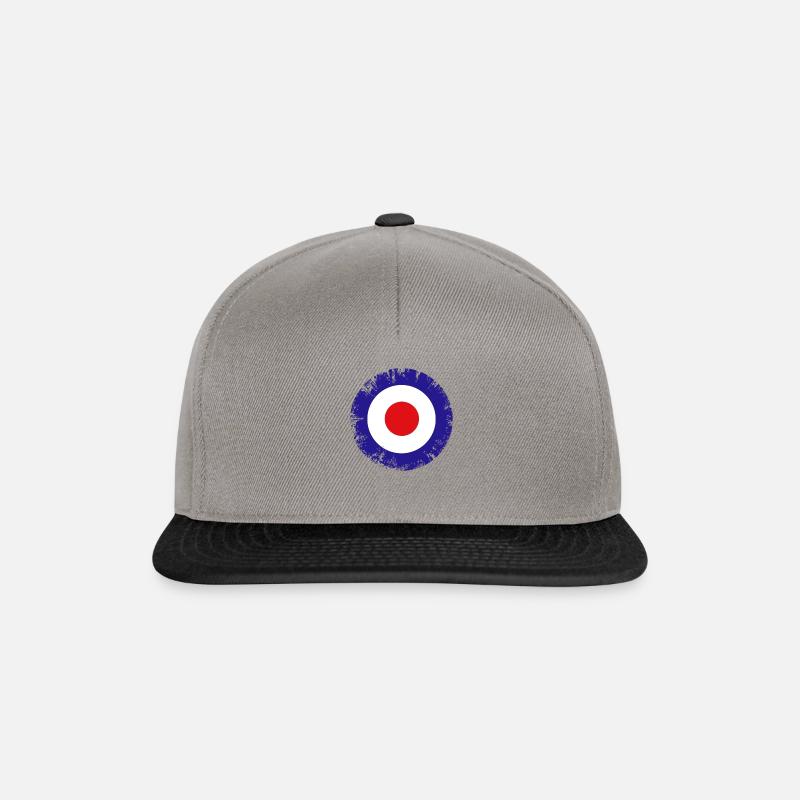 Mod Cible - Casquette snapback - gris graphite/noir