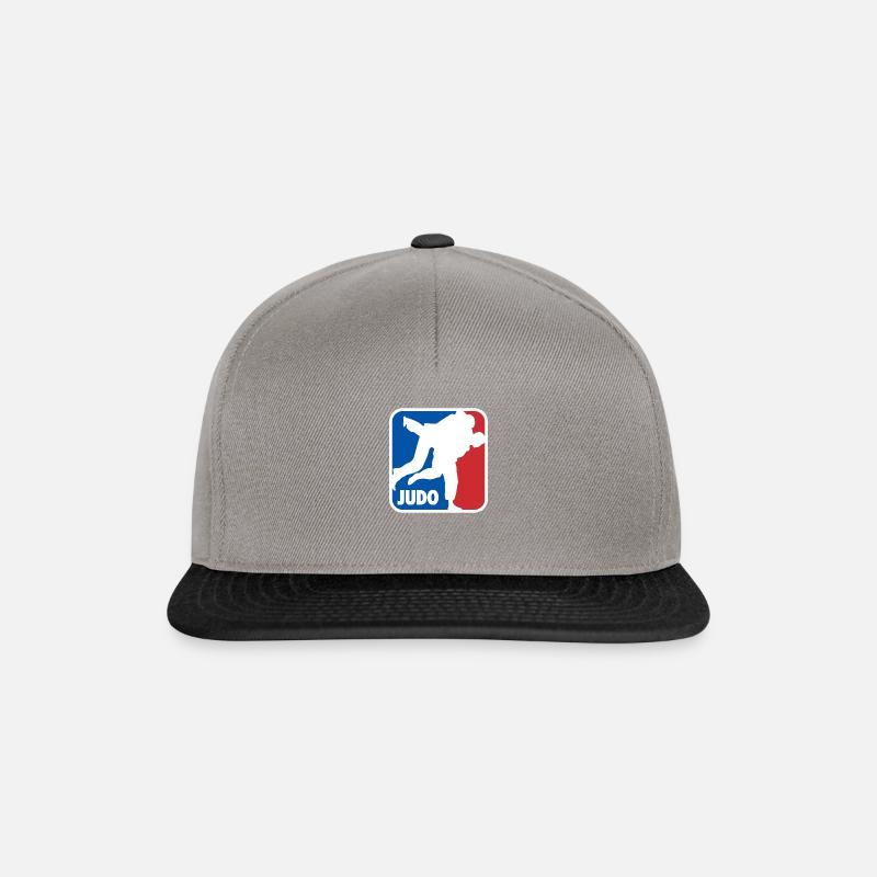 Judo Logo - Snapback Cap - graphite/black