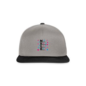Nele - Snapback Cap - Graphit/Schwarz - Vorne