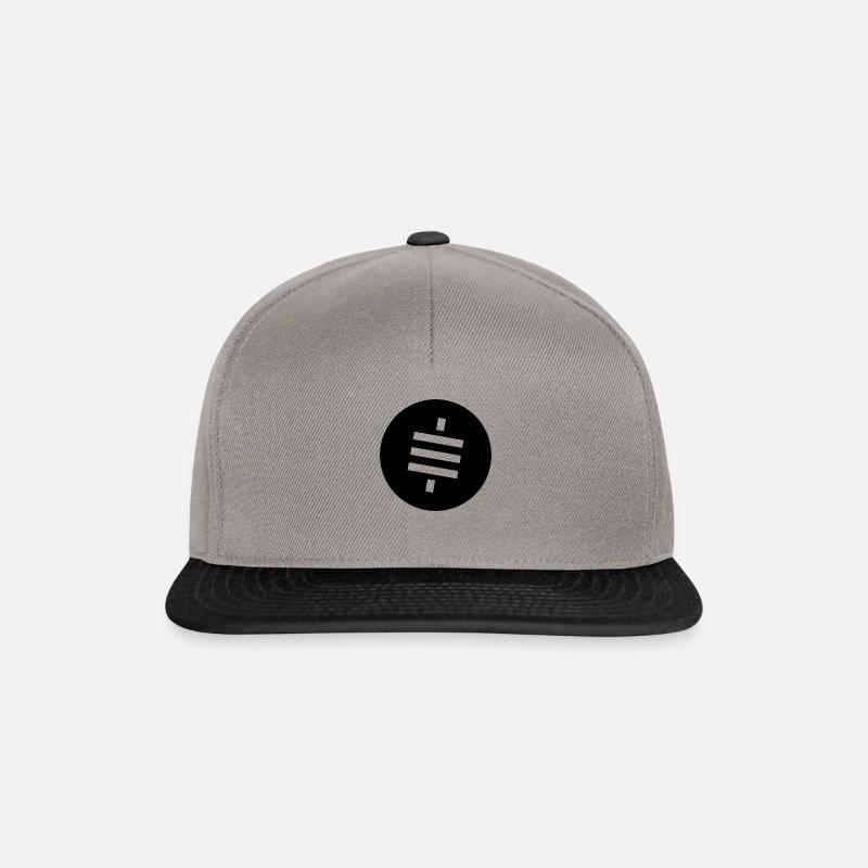 Sats Symbol Bitcoin Schwarz - Snapback Cap - Graphit/Schwarz