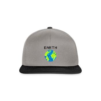 EARTH - Snapback Cap - graphite/black - Front