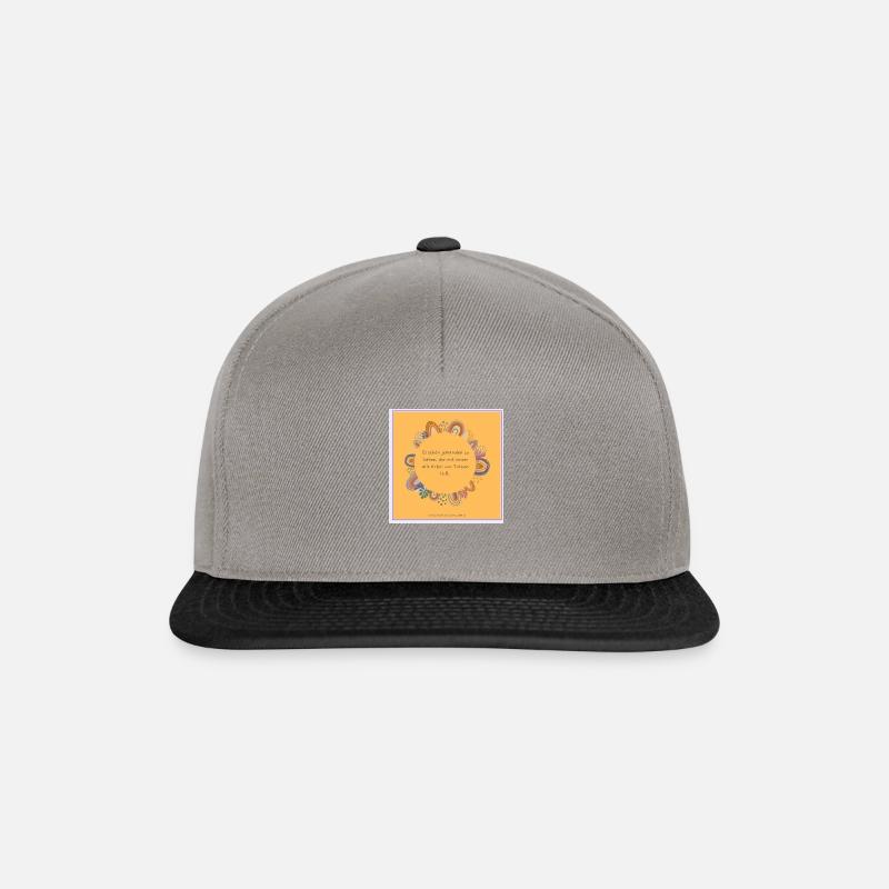 Freundschaft - Snapback Cap - Graphit/Schwarz