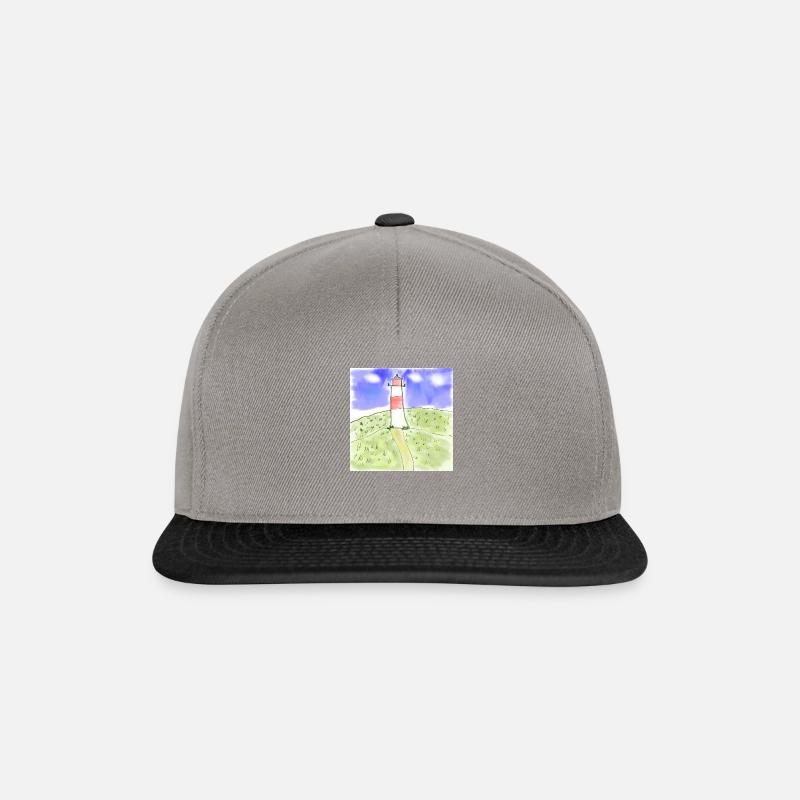 Leuchtturm - Snapback Cap - Graphit/Schwarz