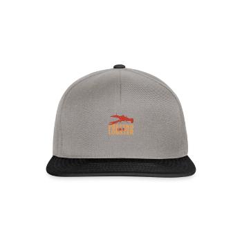 Prétendez que je suis un homard - crustacés - Casquette snapback - gris graphite/noir - Devant