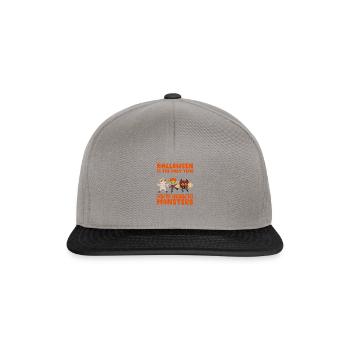 Halloween is the only time I can easily convince - Snapback Cap - graphite/black - Front