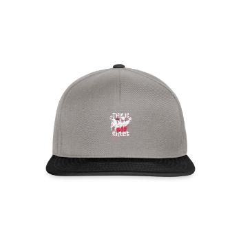C’est boo sheet - boo - Casquette snapback - gris graphite/noir - Devant
